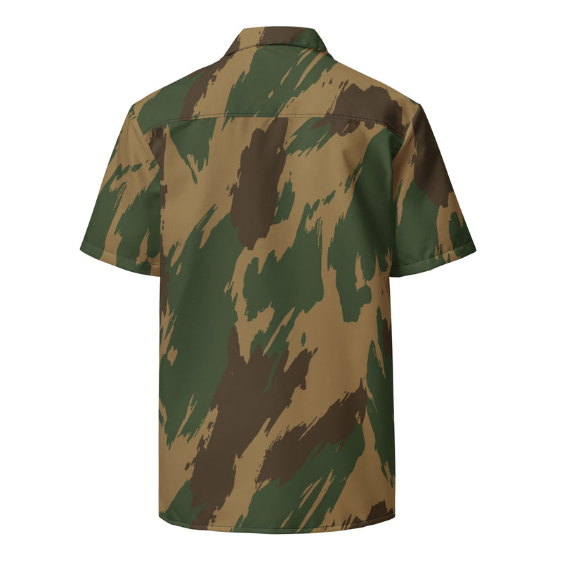 Denison 1959 Airborne Brushstroke Heritage CAMO Unisex Short-Sleeve Button Shirt - Button-Up