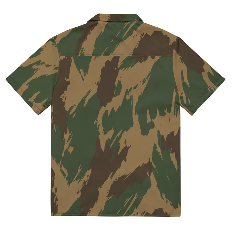 Denison 1959 Airborne Brushstroke Heritage CAMO Unisex Short-Sleeve Button Shirt - Button-Up