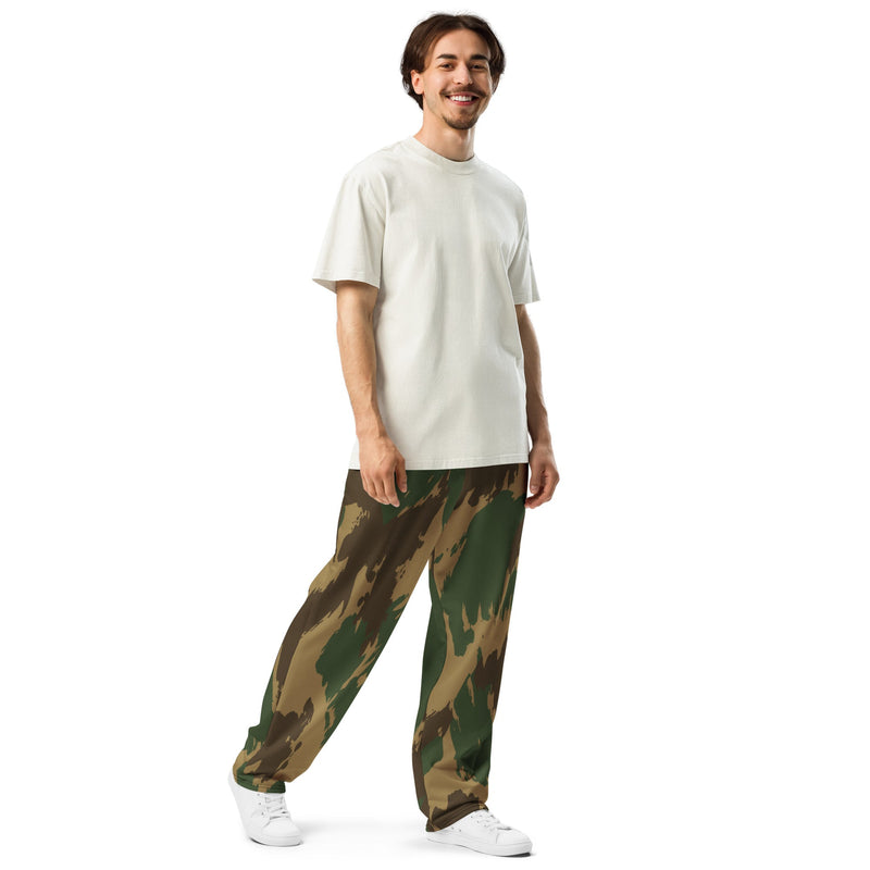 Denison 1959 Airborne Brushstroke Heritage CAMO Unisex Wide-Leg Joggers