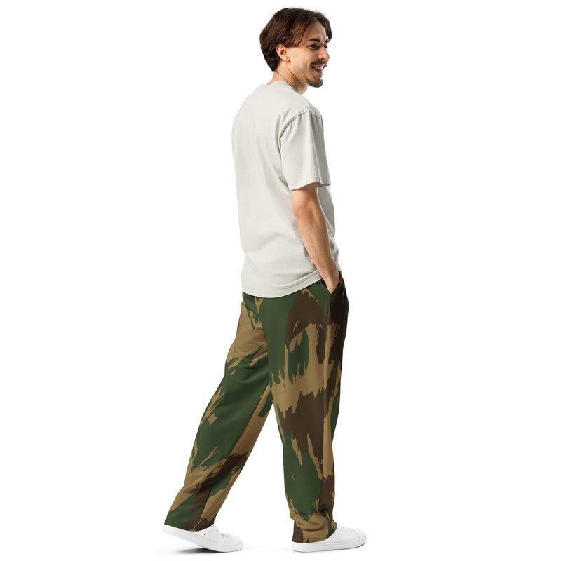Denison 1959 Airborne Brushstroke Heritage CAMO Unisex Wide-Leg Joggers