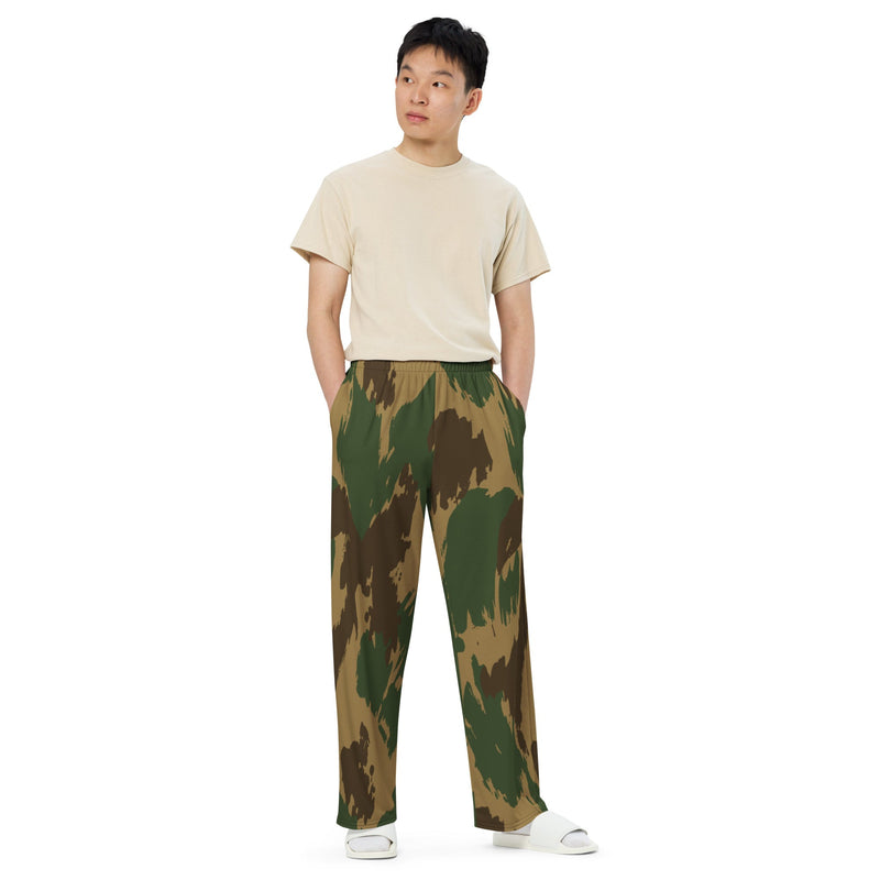 Denison 1959 Airborne Brushstroke Heritage CAMO Unisex Wide-Leg Leisure Pants - Pant