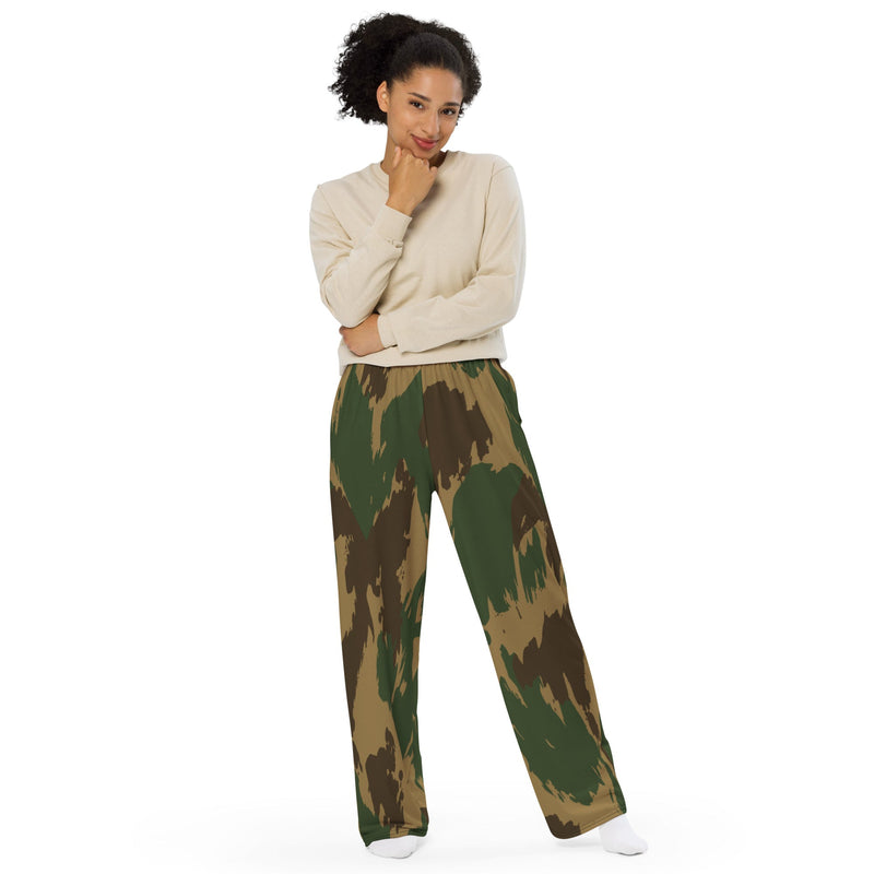 Denison 1959 Airborne Brushstroke Heritage CAMO Unisex Wide-Leg Leisure Pants - Pant