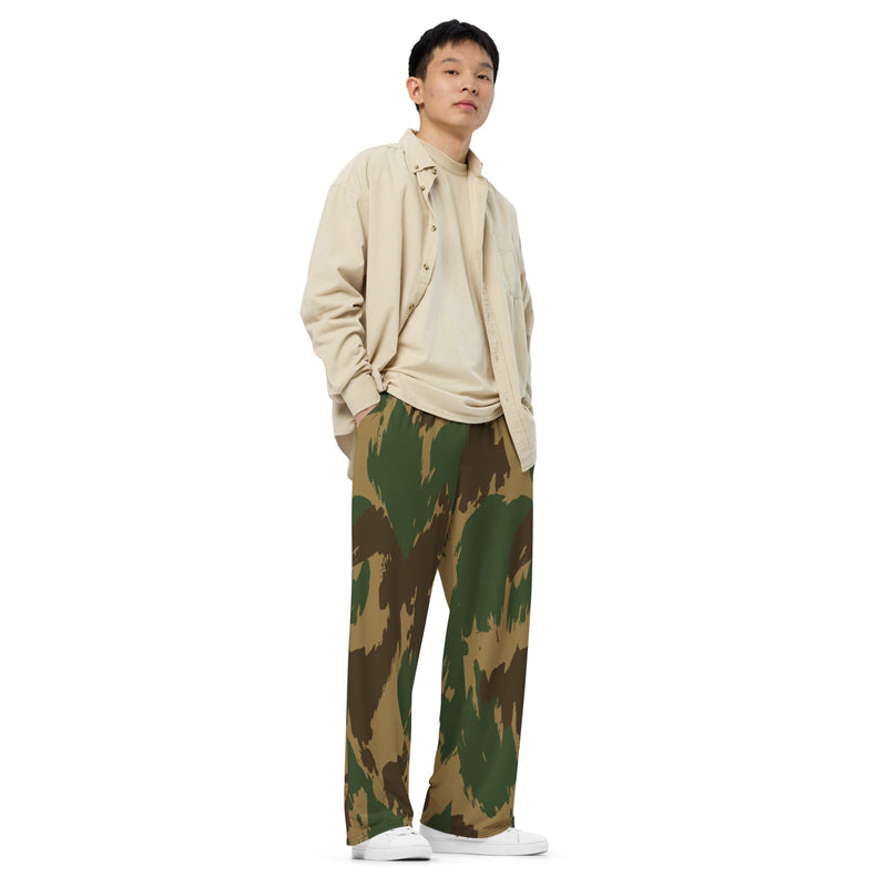 Denison 1959 Airborne Brushstroke Heritage CAMO Unisex Wide-Leg Leisure Pants - Pant