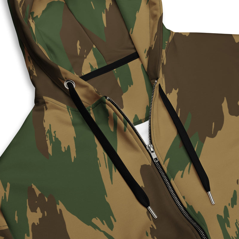 Denison 1959 Airborne Brushstroke Heritage CAMO Unisex Zip Hoodie