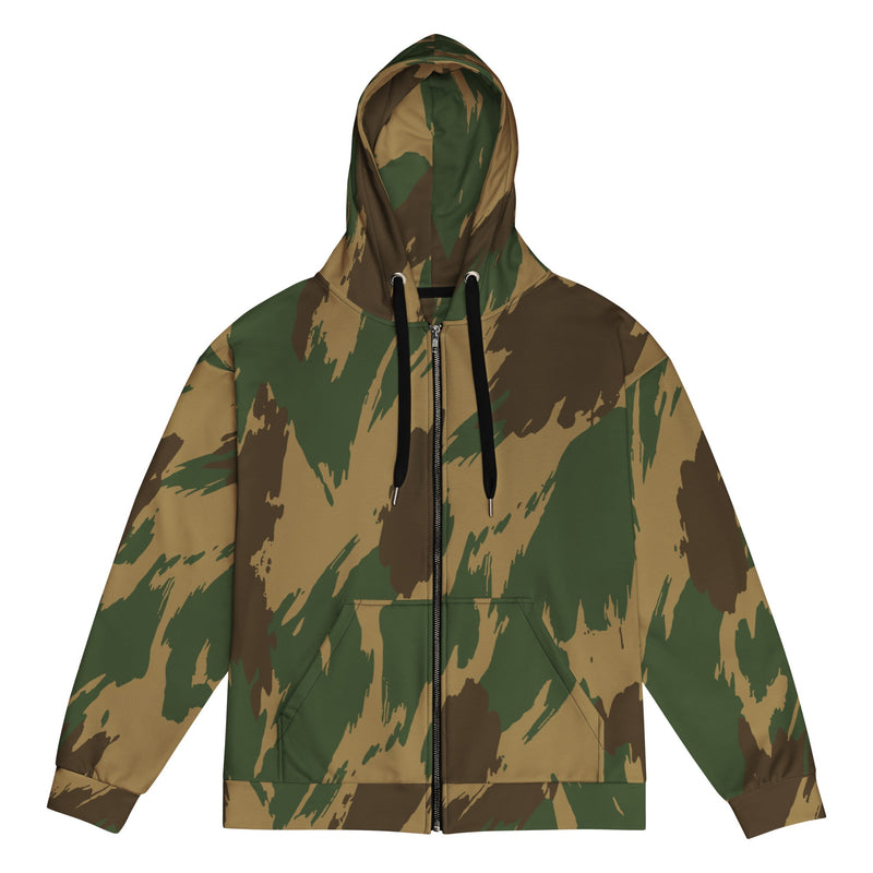 Denison 1959 Airborne Brushstroke Heritage CAMO Unisex Zip Hoodie - 2XS