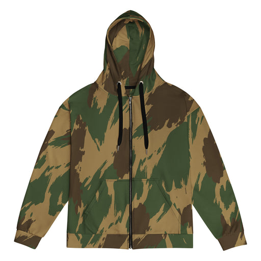 Denison 1959 Airborne Brushstroke Heritage CAMO Unisex Zip Hoodie - 2XS