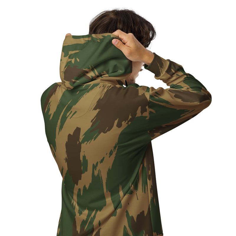 Denison 1959 Airborne Brushstroke Heritage CAMO Unisex Zip Hoodie