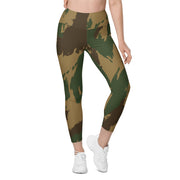 Denison 1959 Airborne Brushstroke Heritage CAMO Womens Leggings with Pockets - Women