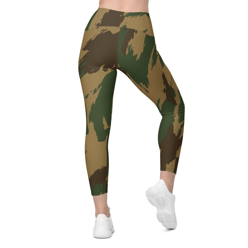 Denison 1959 Airborne Brushstroke Heritage CAMO Womens Leggings with Pockets - Women
