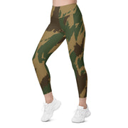 Denison 1959 Airborne Brushstroke Heritage CAMO Womens Leggings with Pockets - Women