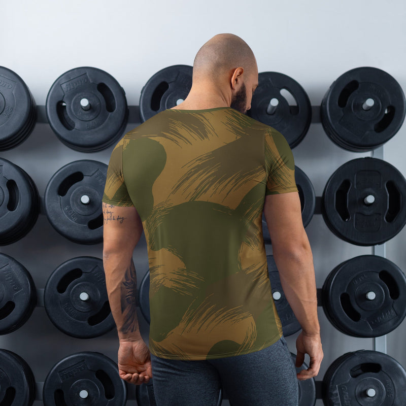 Denison Airborne Brushstroke Heritage CAMO Mens Athletic T-Shirt - Shirt