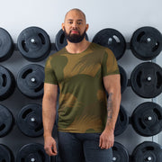 Denison Airborne Brushstroke Heritage CAMO Mens Athletic T-Shirt - XS - Shirt