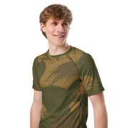 Denison Airborne Brushstroke Heritage CAMO Mens Short-Sleeve Rash Guard - SS