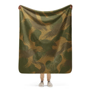 Denison Airborne Brushstroke Heritage CAMO Sherpa Blanket - 50″×60″