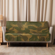 Denison Airborne Brushstroke Heritage CAMO Sherpa Blanket
