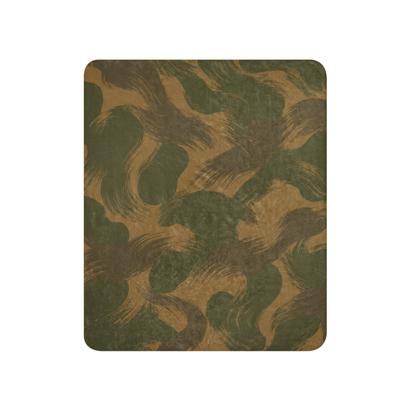 Denison Airborne Brushstroke Heritage CAMO Sherpa Blanket