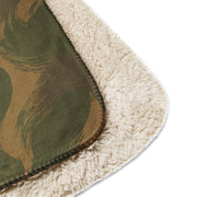 Denison Airborne Brushstroke Heritage CAMO Sherpa Blanket