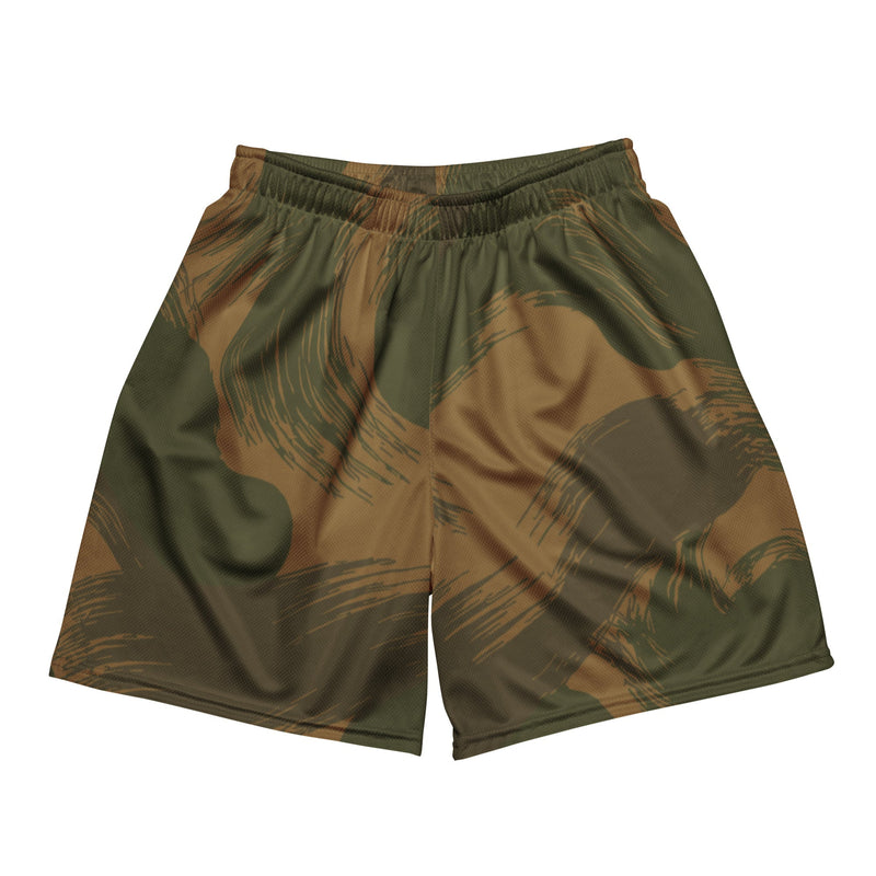 Denison Airborne Brushstroke Heritage CAMO Unisex Mesh Shorts - 2XS