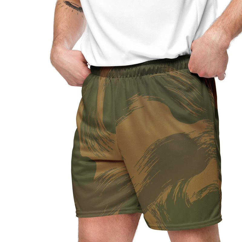 Denison Airborne Brushstroke Heritage CAMO Unisex Mesh Shorts