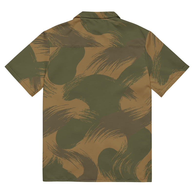 Denison Airborne Brushstroke Heritage CAMO Unisex Short-Sleeve Button Shirt - Button-Up