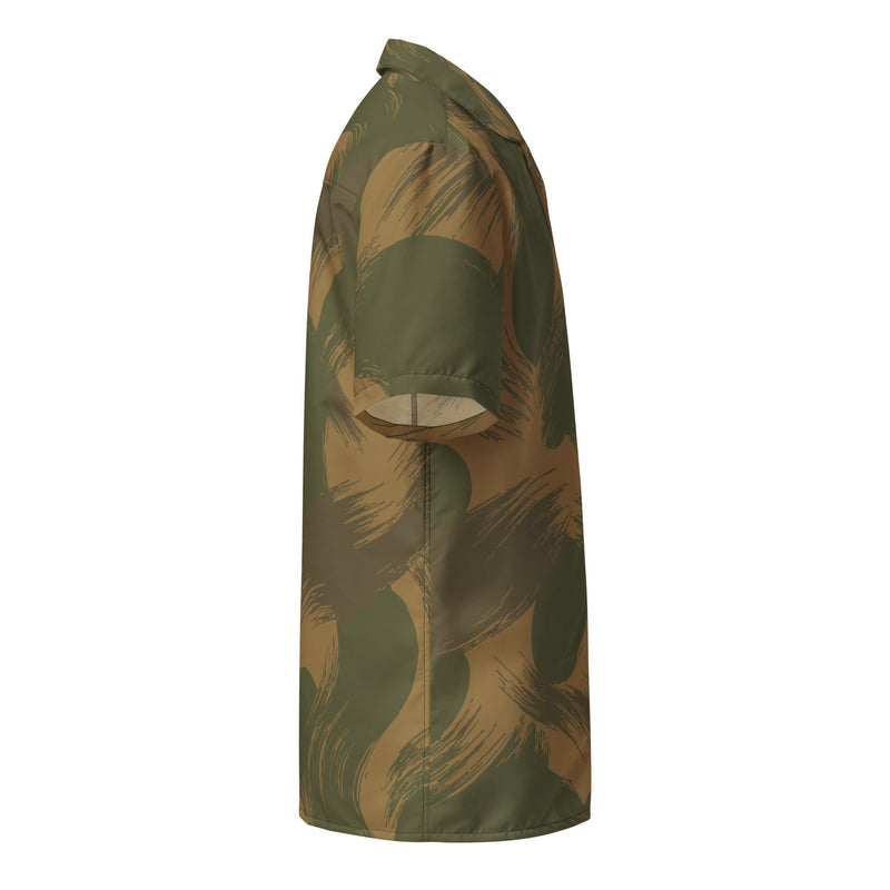 Denison Airborne Brushstroke Heritage CAMO Unisex Short-Sleeve Button Shirt - Button-Up
