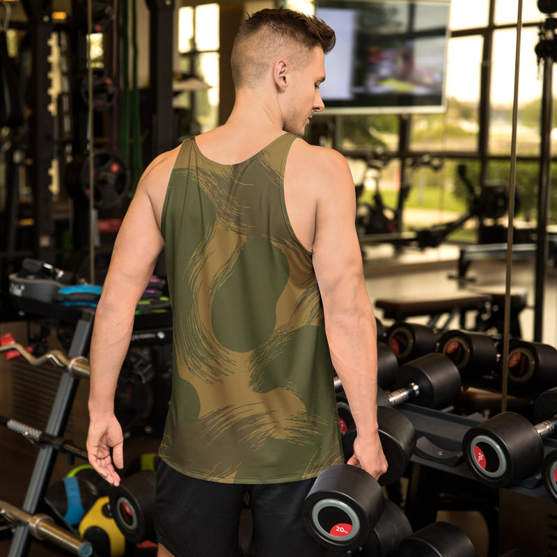 Denison Airborne Brushstroke Heritage CAMO Unisex Tank Top - Shirt