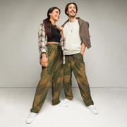 Denison Airborne Brushstroke Heritage CAMO Unisex Wide-Leg Joggers - 2XS