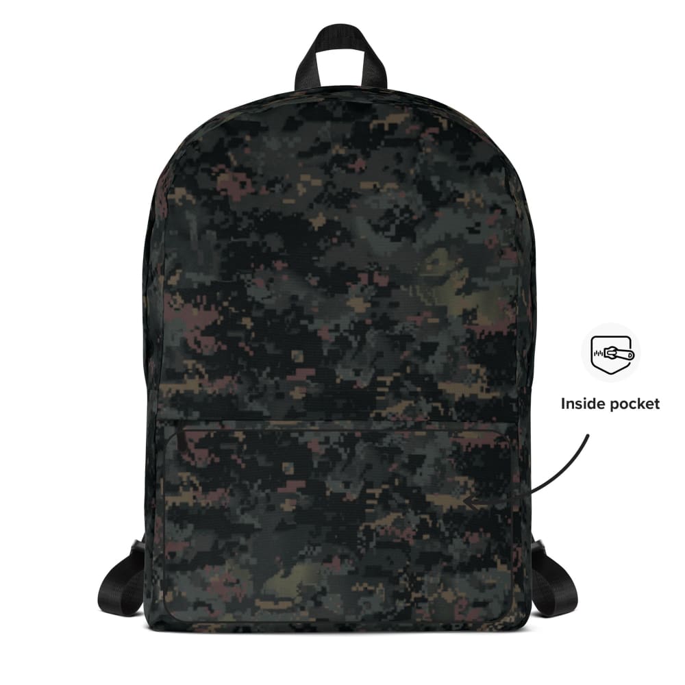 Digital Black Night Rust CAMO Backpack