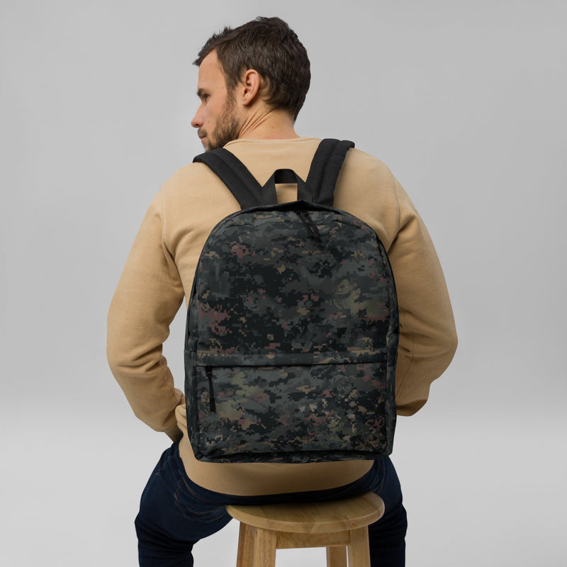 Digital Black Night Rust CAMO Backpack - Bag