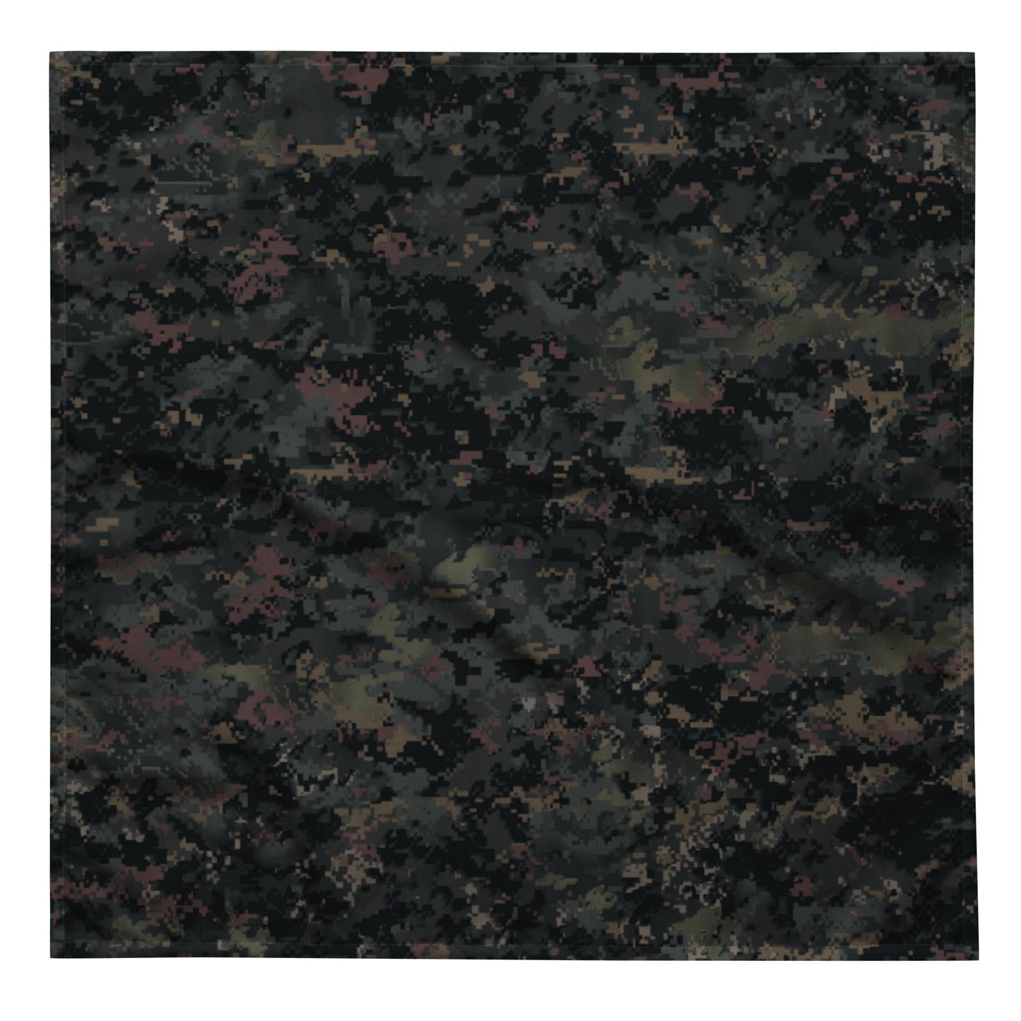 Digital Black Night Rust CAMO bandana - L - Bandana