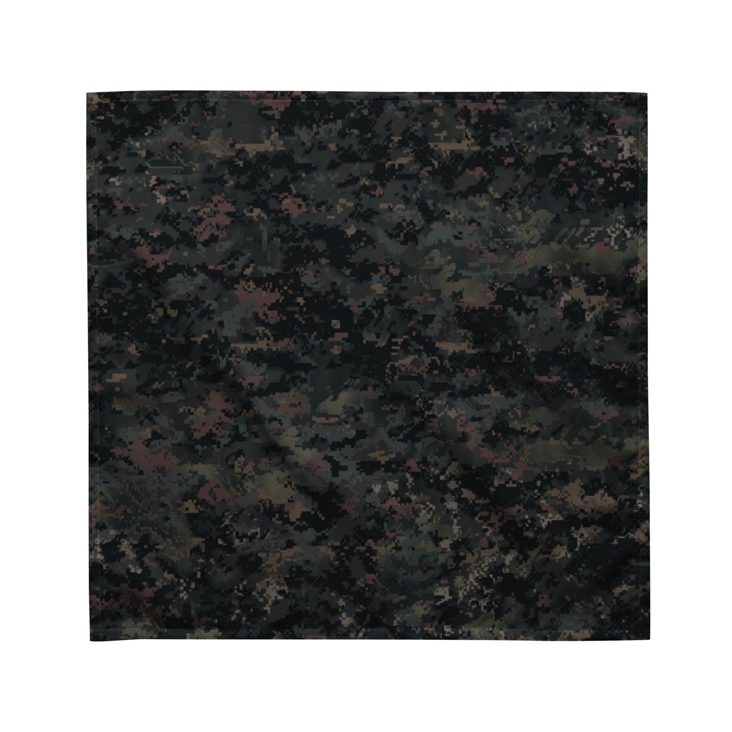 Digital Black Night Rust CAMO bandana - M - Bandana