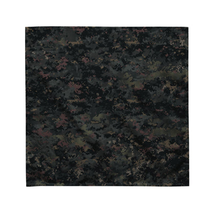 Digital Black Night Rust CAMO bandana - M - Bandana