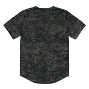 Digital Black Night Rust CAMO Unisex Baseball Jersey