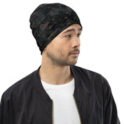 Digital Black Night Rust CAMO Beanie - Head