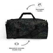 Digital Black Night Rust CAMO Duffle Bag