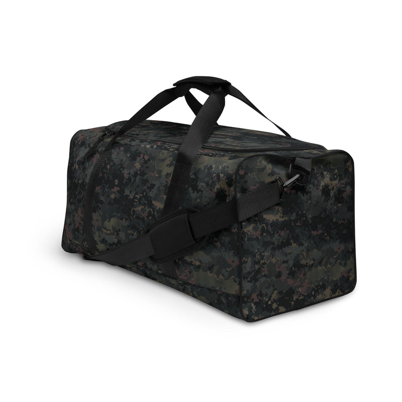 Digital Black Night Rust CAMO Duffle Bag