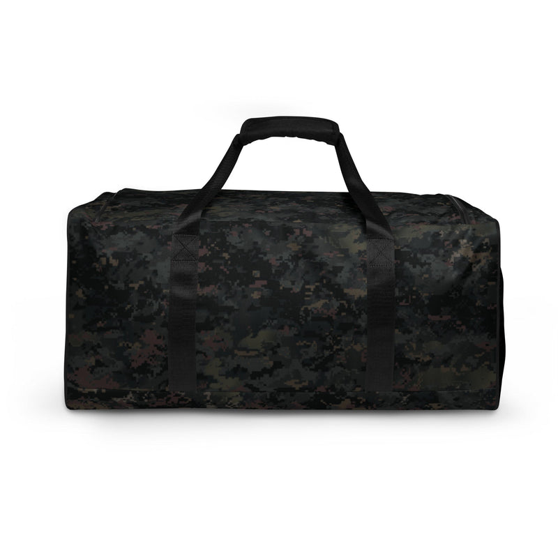 Digital Black Night Rust CAMO Duffle Bag
