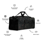 Digital Black Night Rust CAMO Duffle Bag