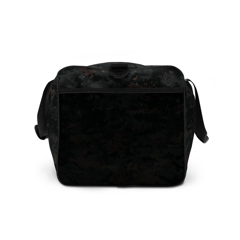 Digital Black Night Rust CAMO Duffle Bag