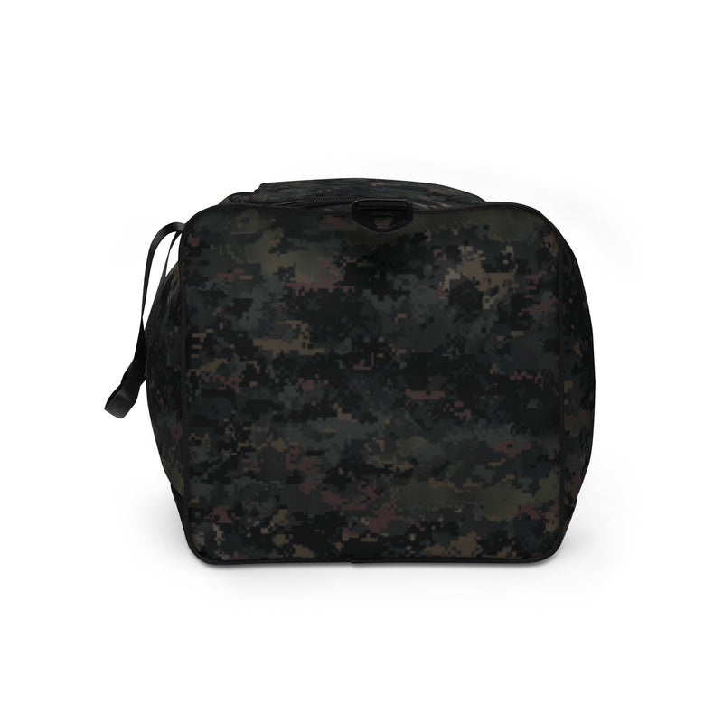 Digital Black Night Rust CAMO Duffle Bag