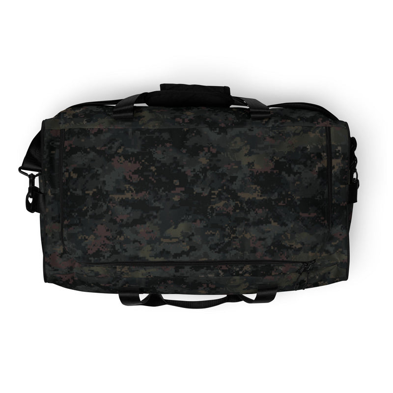 Digital Black Night Rust CAMO Duffle Bag