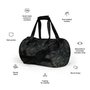 Digital Black Night Rust CAMO Gym Bag
