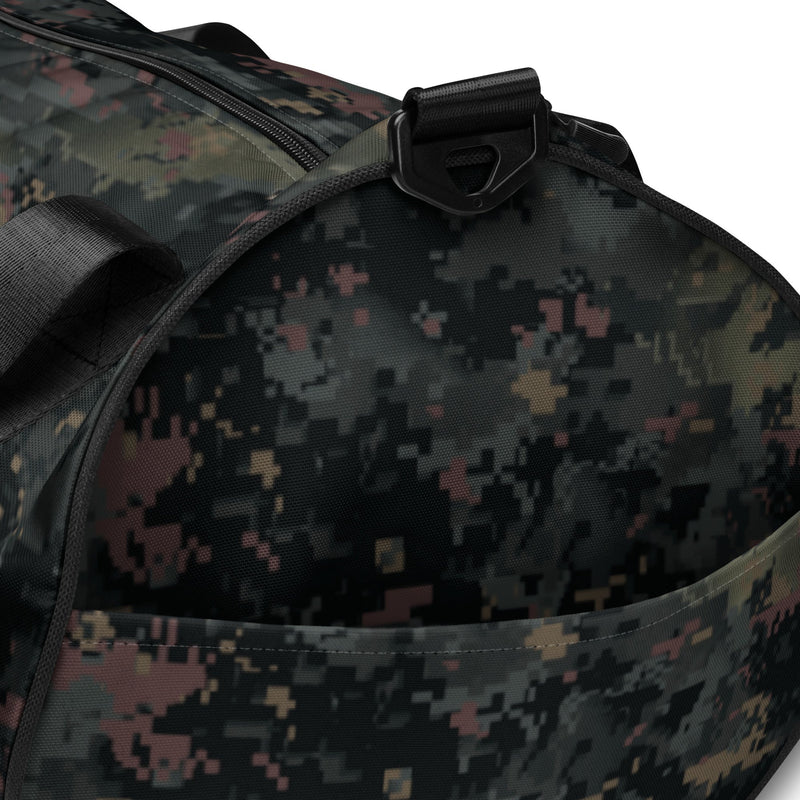 Digital Black Night Rust CAMO Gym Bag