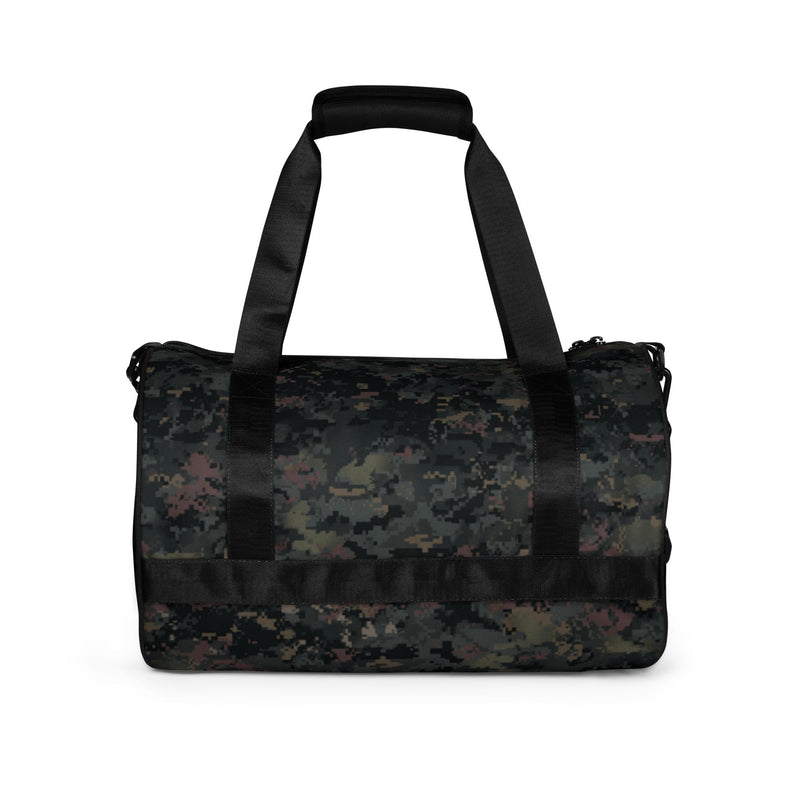 Digital Black Night Rust CAMO Gym Bag
