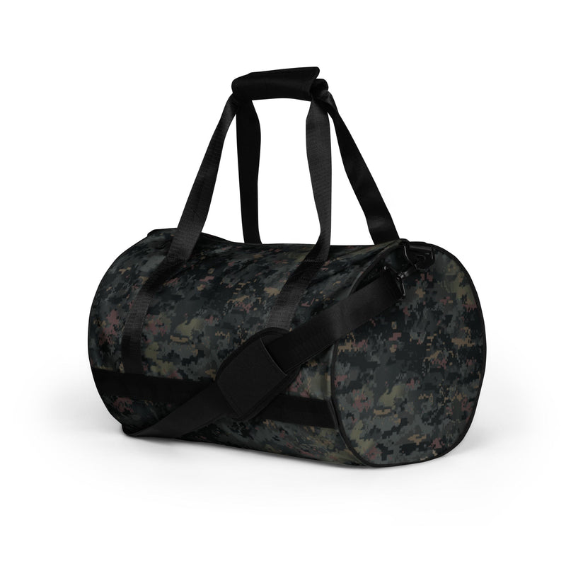 Digital Black Night Rust CAMO Gym Bag