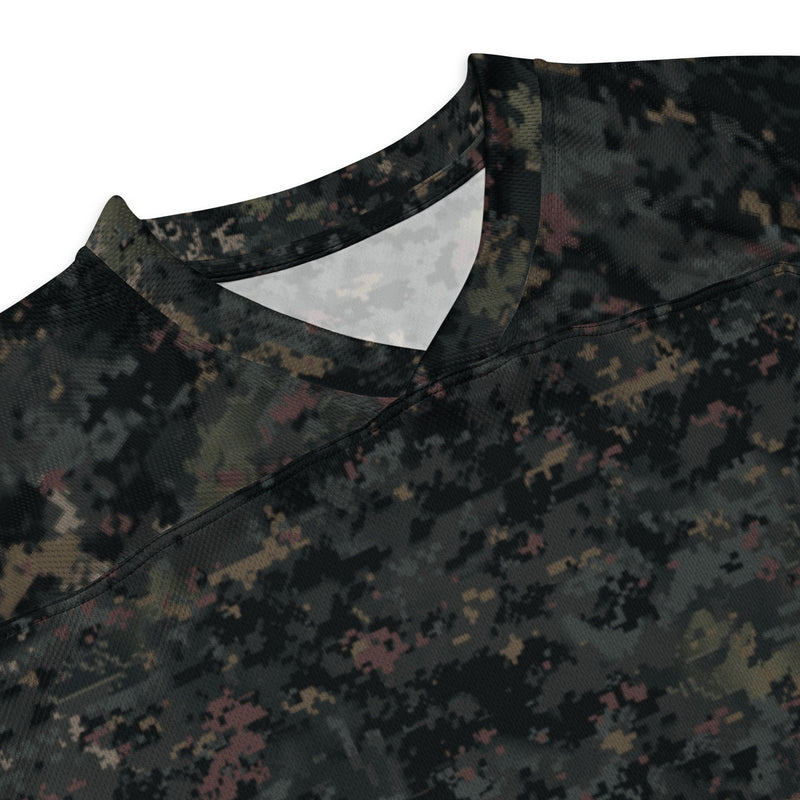 Digital Black Night Rust CAMO Unisex Hockey Fan Jersey