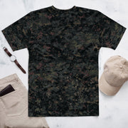 Digital Black Night Rust CAMO Mens T-Shirt