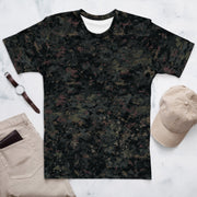 Digital Black Night Rust CAMO Mens T-Shirt - XS