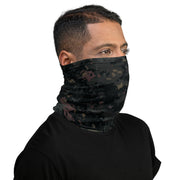 Digital Black Night Rust CAMO Neck Gaiter - Head