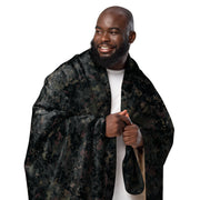 Digital Black Night Rust CAMO Sherpa Blanket